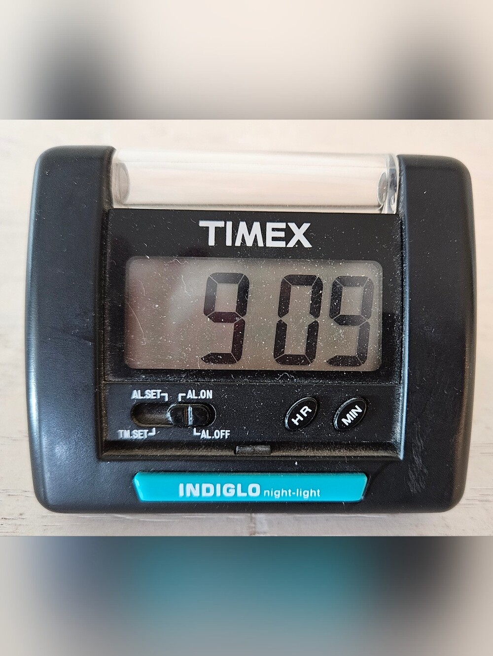 Vintage Timex Indiglo Night-Light Digital Travel Alarm Clock Works